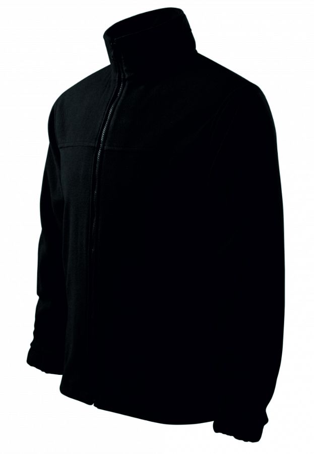 Mikina fleece pánská černá 501